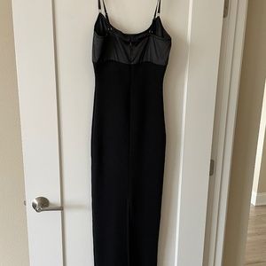 Long  dress with satin top detail great for any special occasion